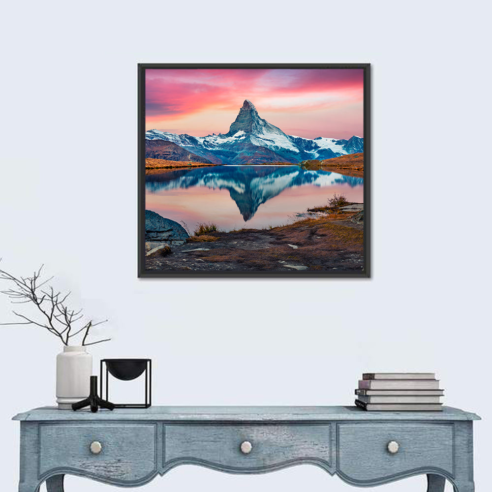 Stellisee Lake & Matterhorn Wall Art