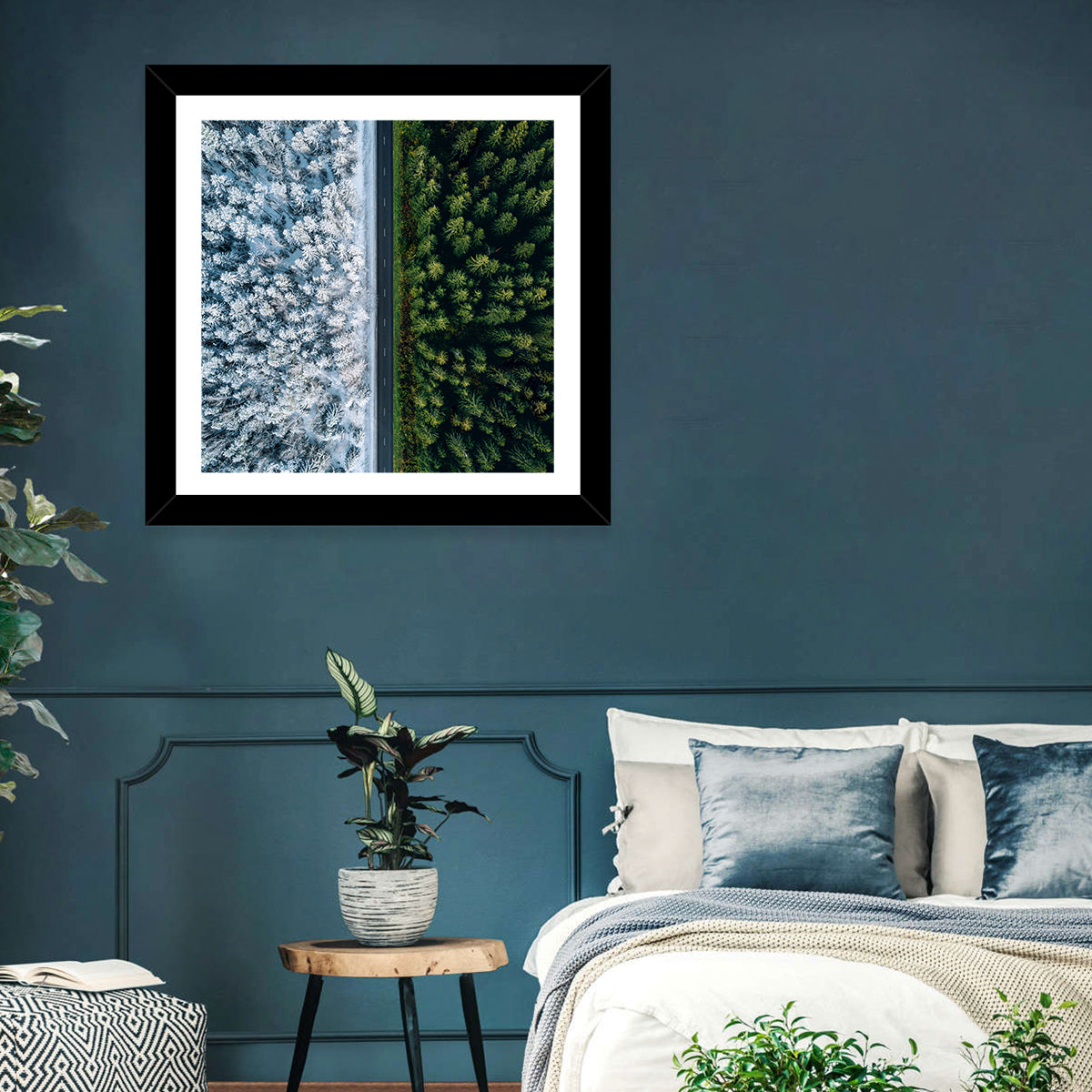 Summer and Winter Forests Wall Art