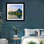 Yangshuo Reflection on Li River Wall Art
