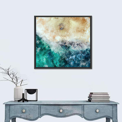 Aerial Beach Abstract Wall Art