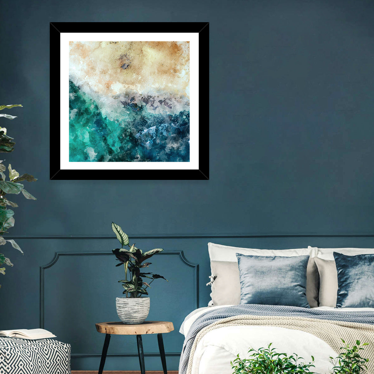 Aerial Beach Abstract Wall Art