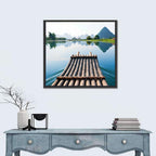Li River Bamboo Raft, Guilin Wall Art