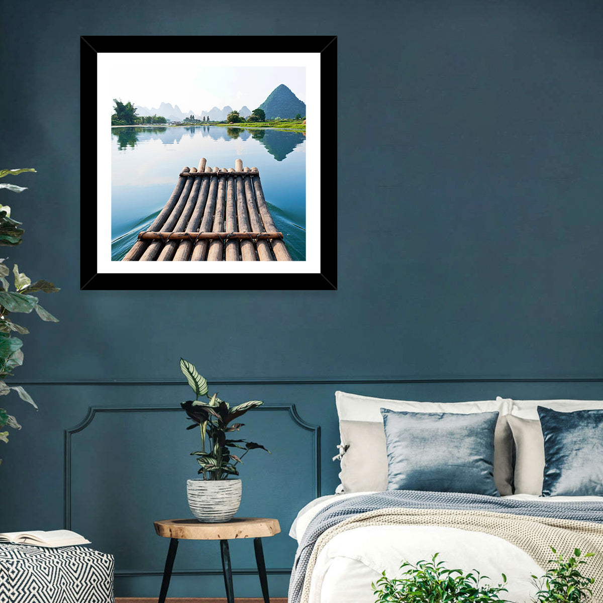 Li River Bamboo Raft, Guilin Wall Art