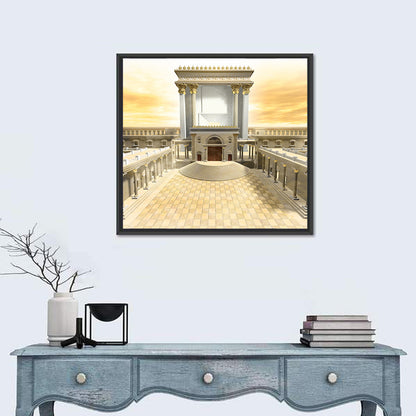 Herodian Temple at Sunset Wall Art