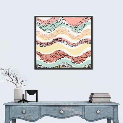 Pond Waves Abstract Wall Art