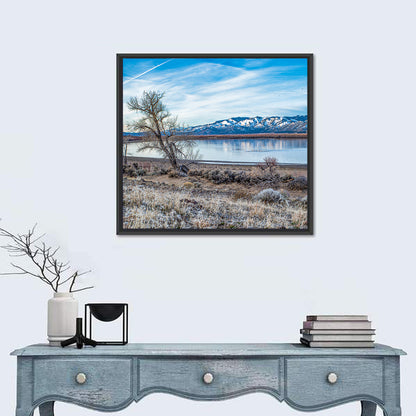 Winter Washoe Lake Morning Wall Art