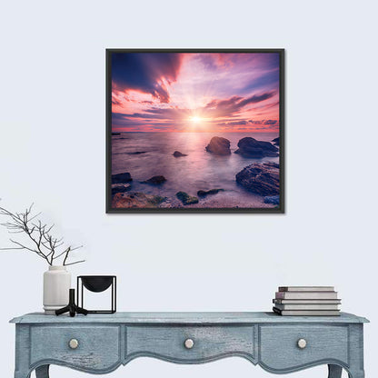 Ethereal Sea Sunrise Wall Art