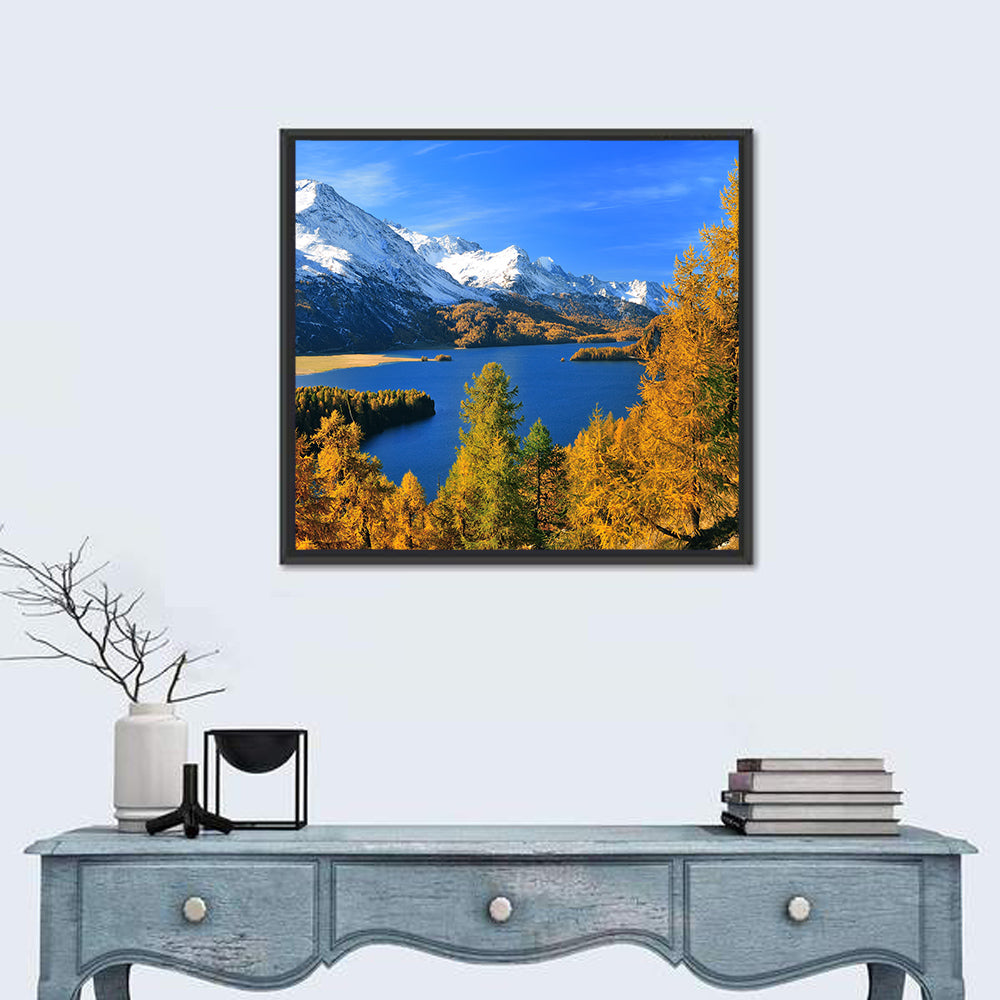 Silsersee Autumn Vista Wall Art