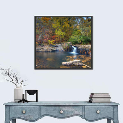 Freeman Mill Stone Dam Pond Wall Art