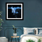 Underwater Bubble Motion Wall Art