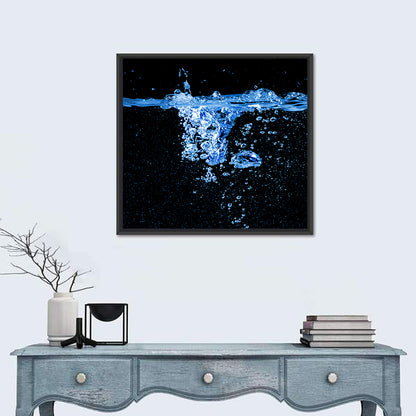 Underwater Bubble Motion Wall Art