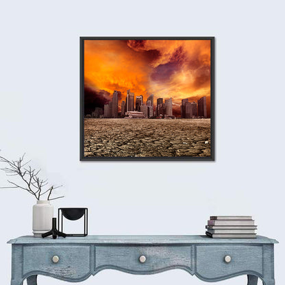 Desolate Singapore Skyline Wall Art