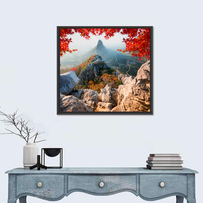 Khao Nor Maple Framed Peak Wall Art