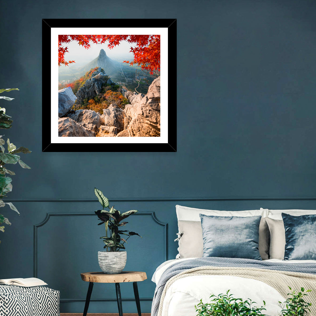 Khao Nor Maple Framed Peak Wall Art