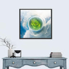 Spherical Forest from Space Wall Art