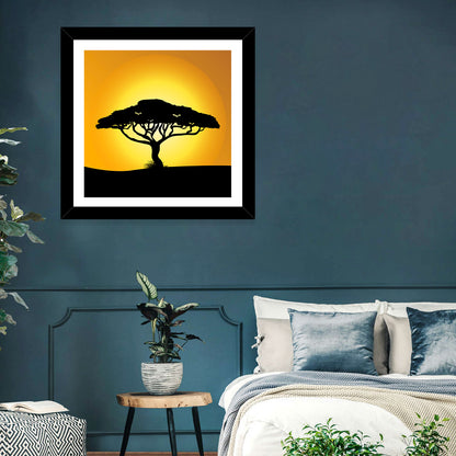 Acacia at Sunset Wall Art