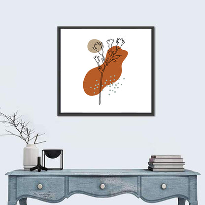 Terracotta Meadow Foliage Wall Art