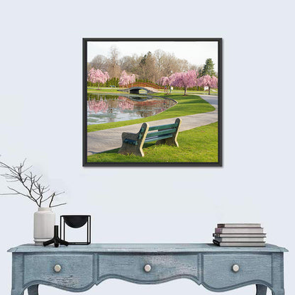 Harrisburg Park Cherry Blossoms Wall Art