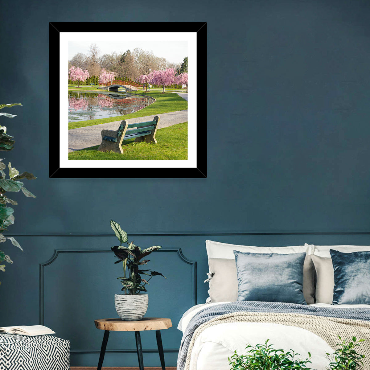 Harrisburg Park Cherry Blossoms Wall Art