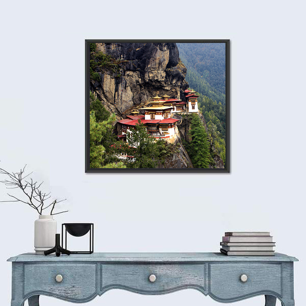 Tiger's Nest Monastery, Paro Bhutan Wall Art