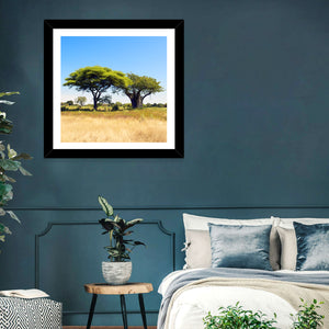 Acacia And Baobab Tree Wall Art