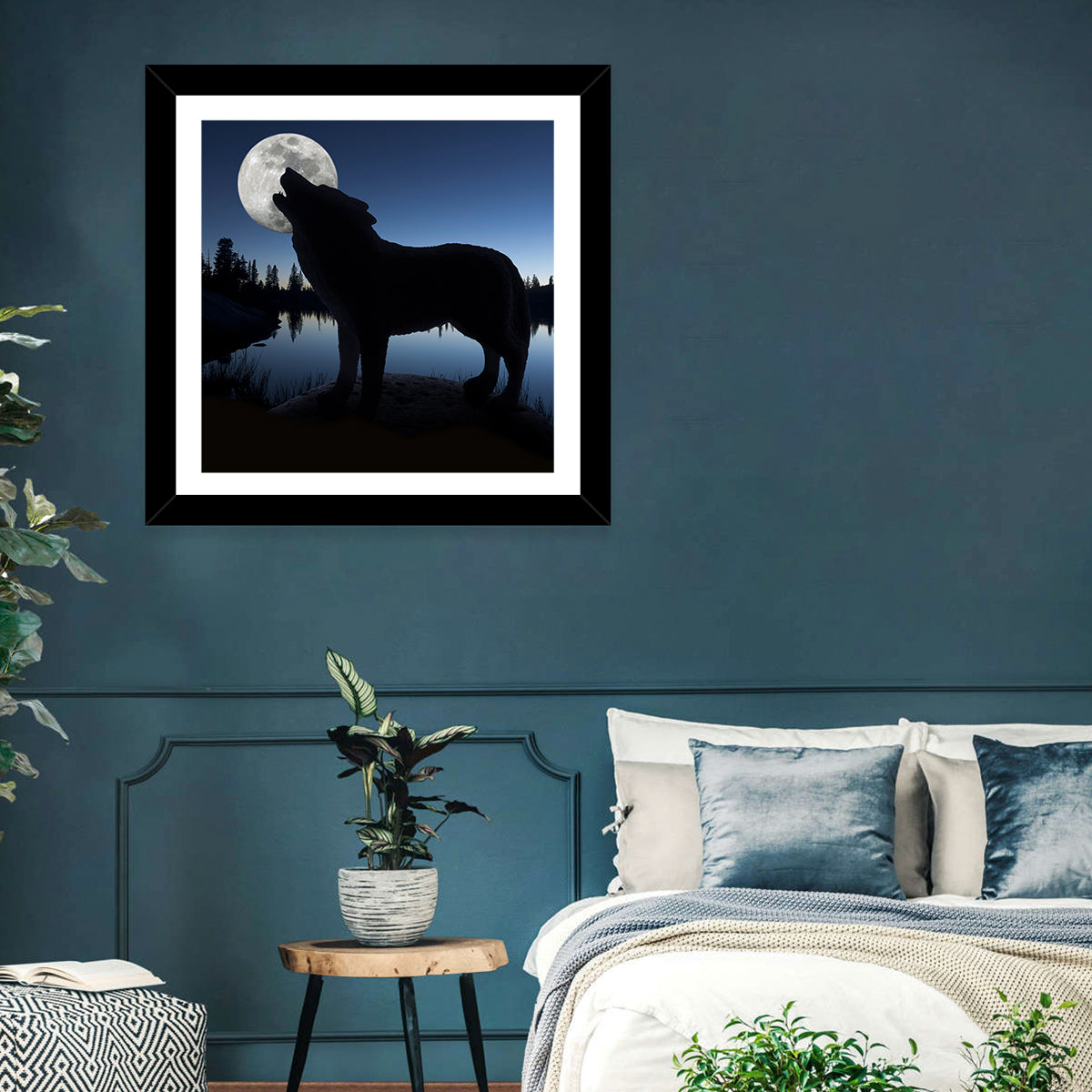 Howling Wolf Wall Art