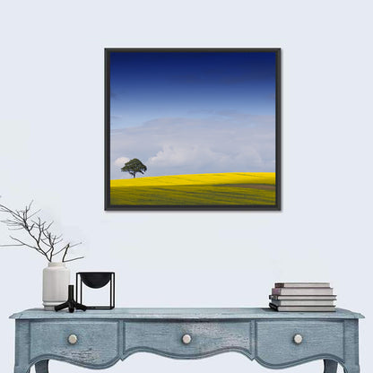 Mountain Rapeseed Field Wall Art