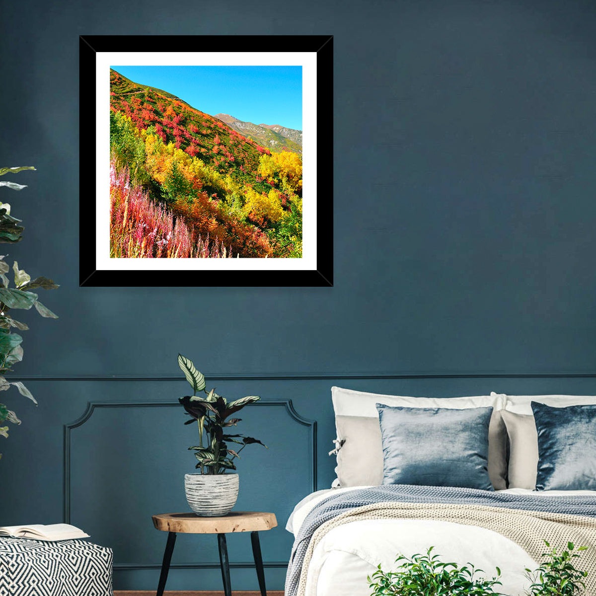 Svaneti Autumn Mountain Landscape Wall Art