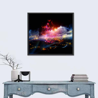 Cosmic Music Lightscape Wall Art