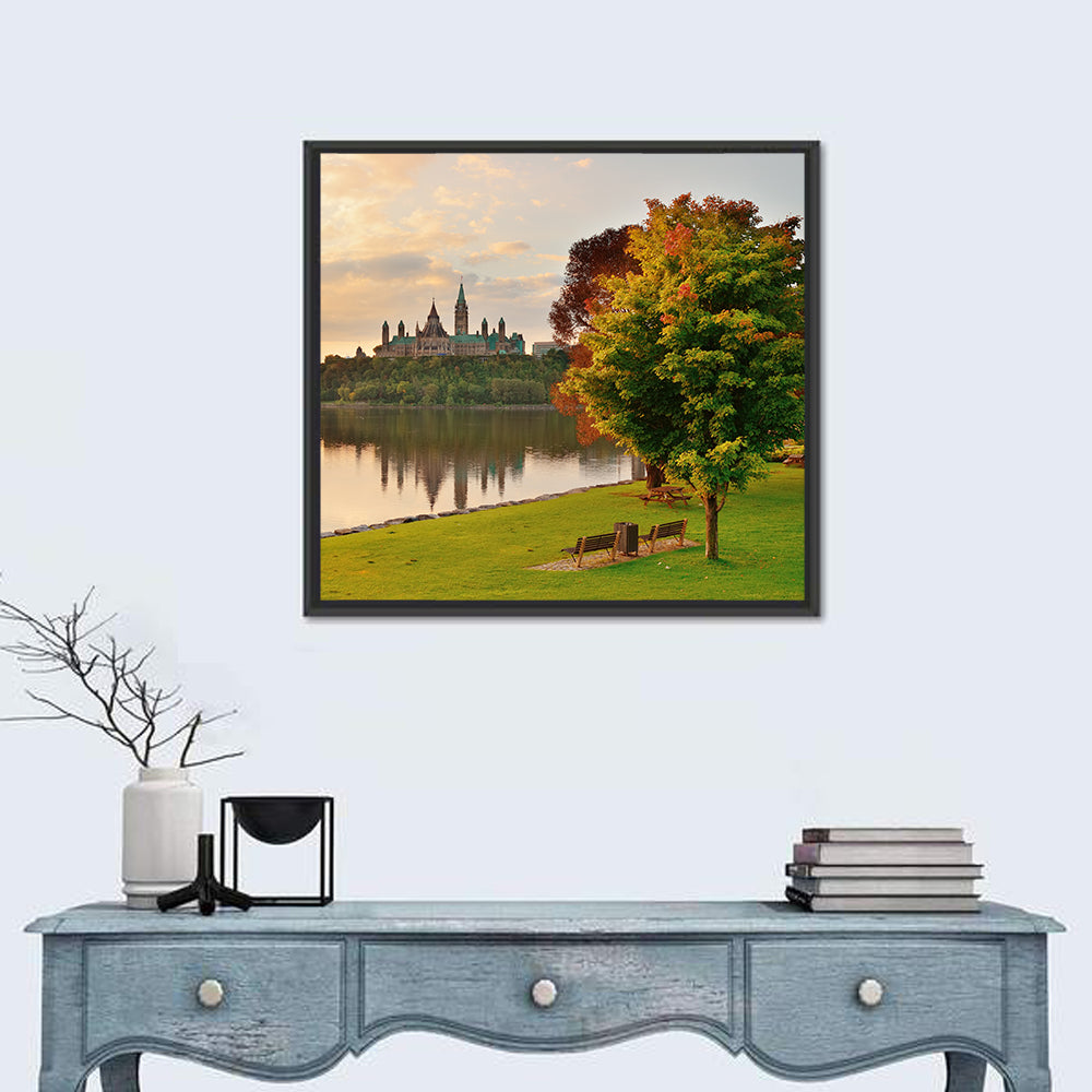 Ottawa Skyline at Golden Hour Wall Art