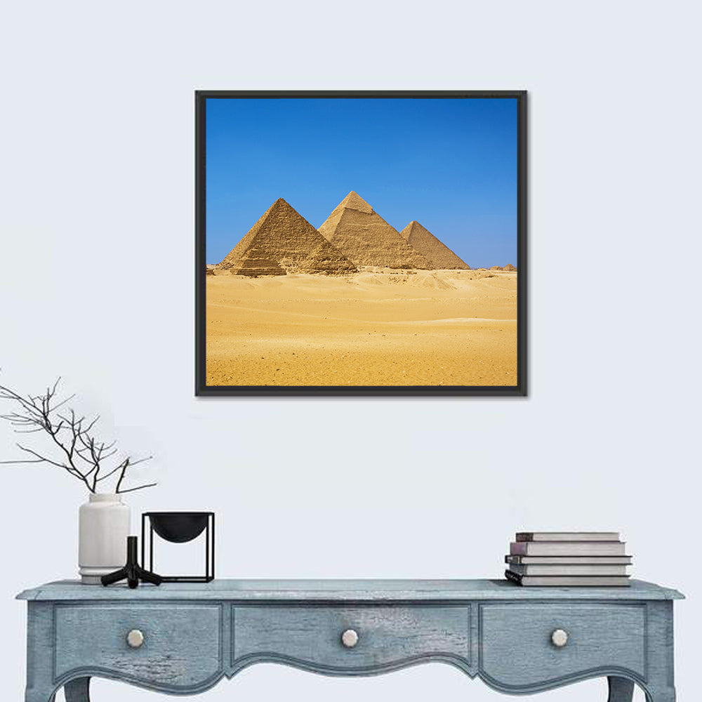 Pyramids of Giza Photograph Wall Art