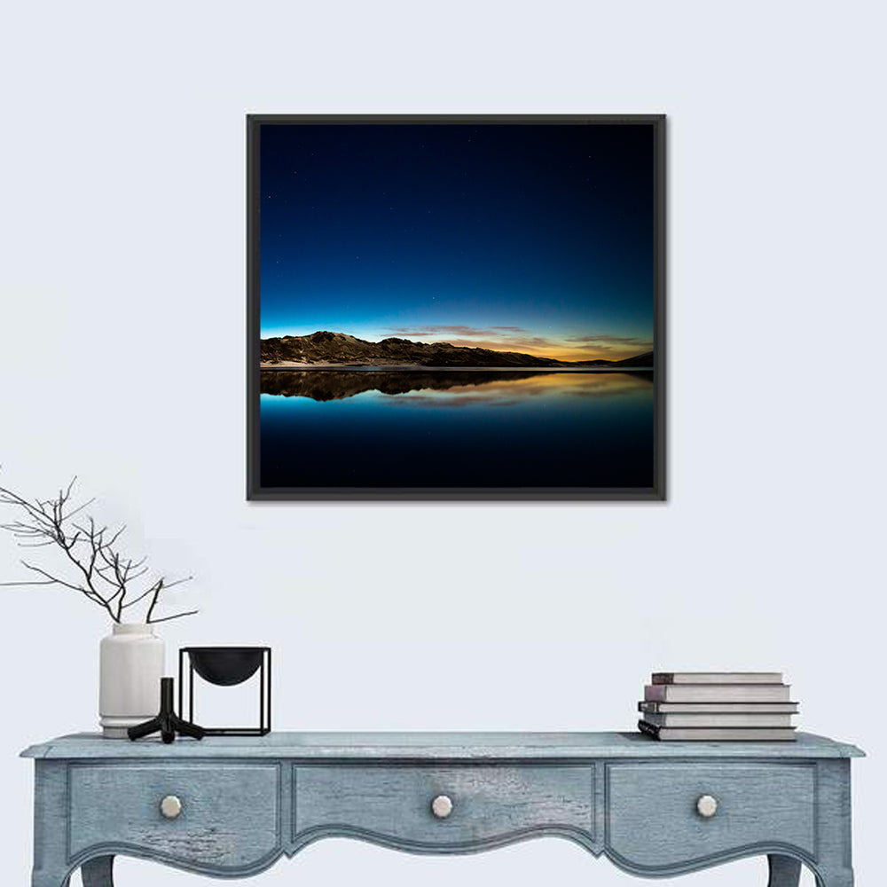 Kleifarvatn Lake at Dusk Wall Art