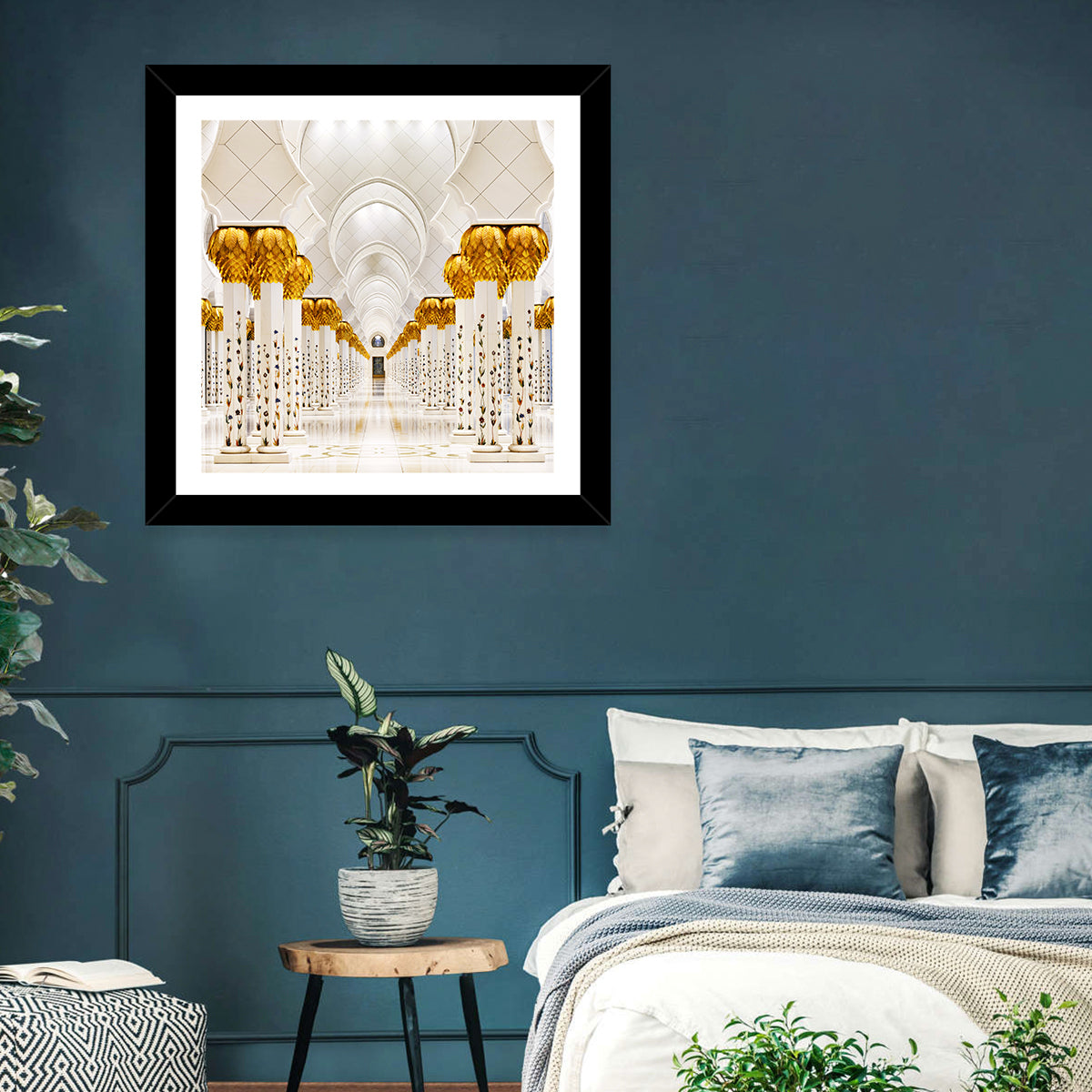 Sheikh Zayed Grand Mosque Colonnade Wall Art