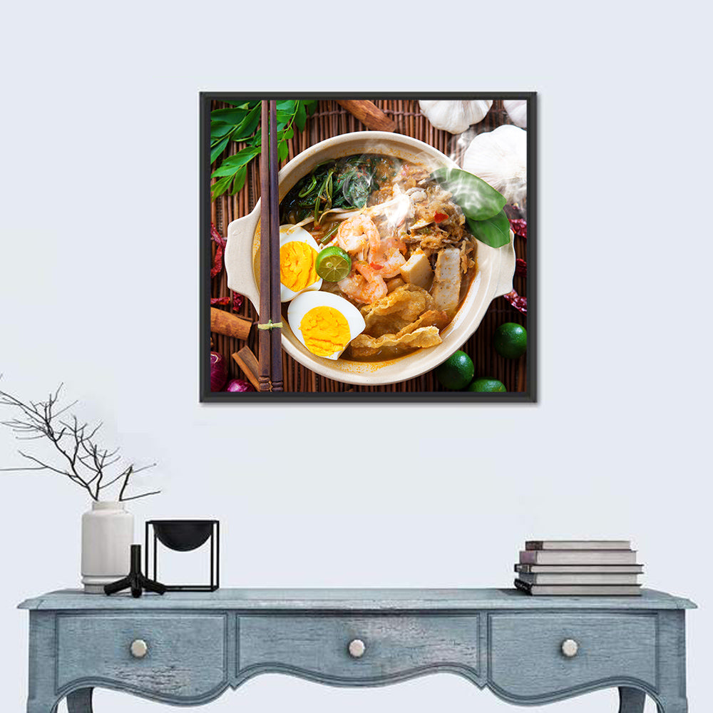 Malaysian Prawn Mee Bowl Wall Art