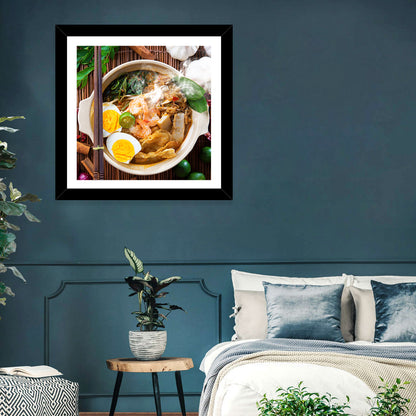 Malaysian Prawn Mee Bowl Wall Art