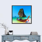 Thailand Long-tail Boat Seascape Wall Art