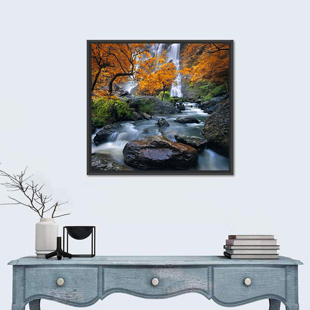 Konglan Autumn Waterfall Wall Art