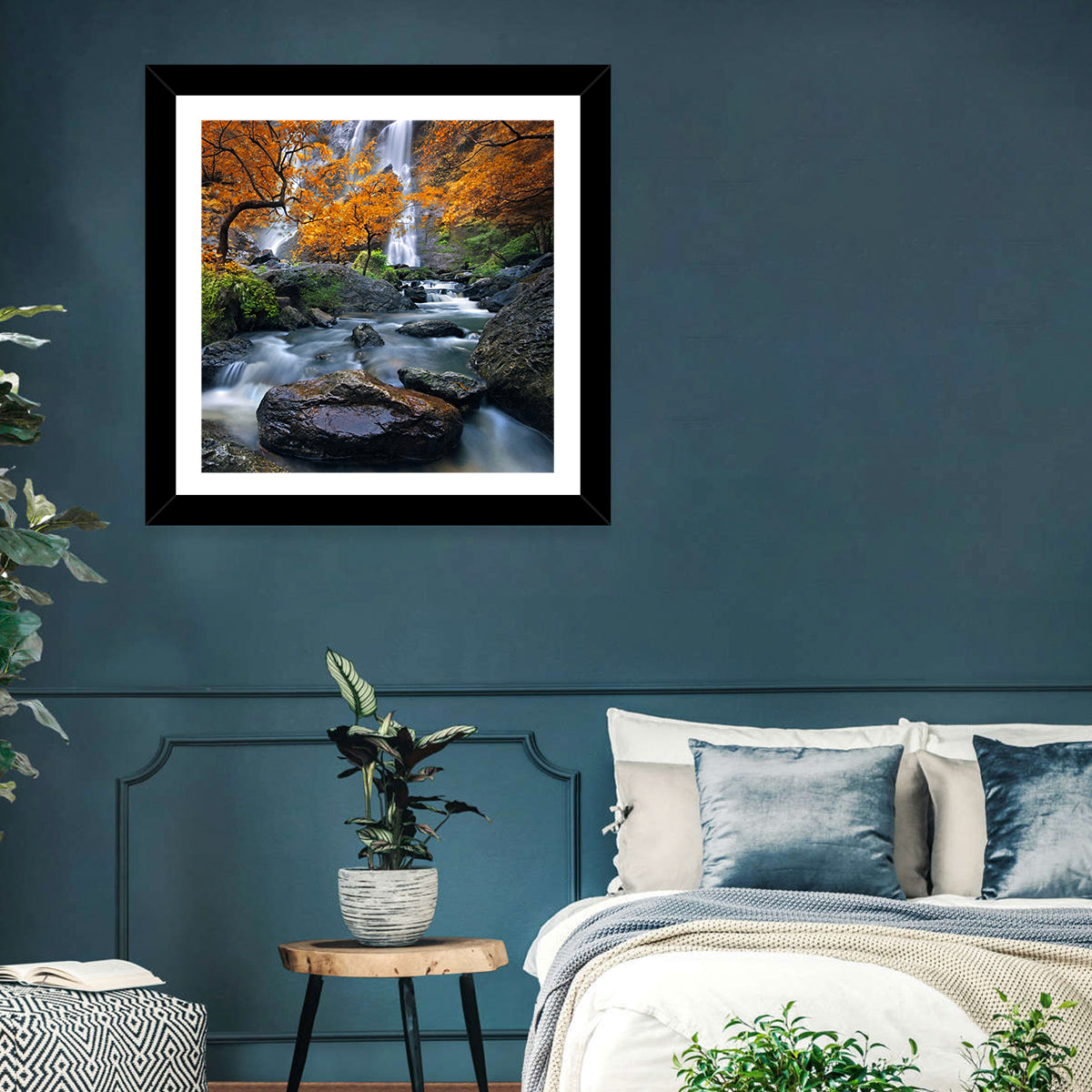 Konglan Autumn Waterfall Wall Art