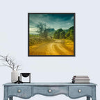 Golden Country Road Wall Art