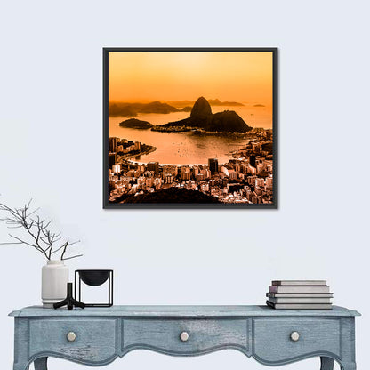 Sugarloaf Over Guanabara Bay Wall Art