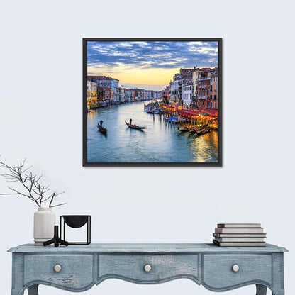 Venice Grand Canal at Twilight Wall Art