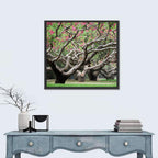 Peach Orchard in Bloom Wall Art