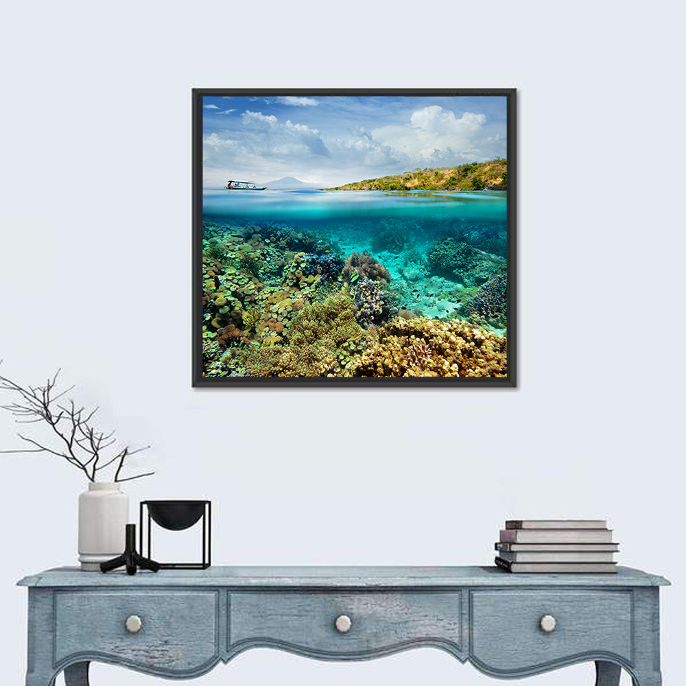 Menjangan Island Split View Wall Art
