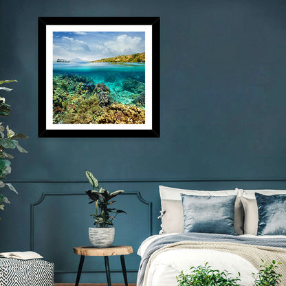 Menjangan Island Split View Wall Art