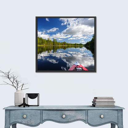 Karelia Kayak Reflection Wall Art