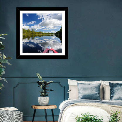 Karelia Kayak Reflection Wall Art