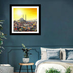 Fatih Mosque at Sunset Wall Art