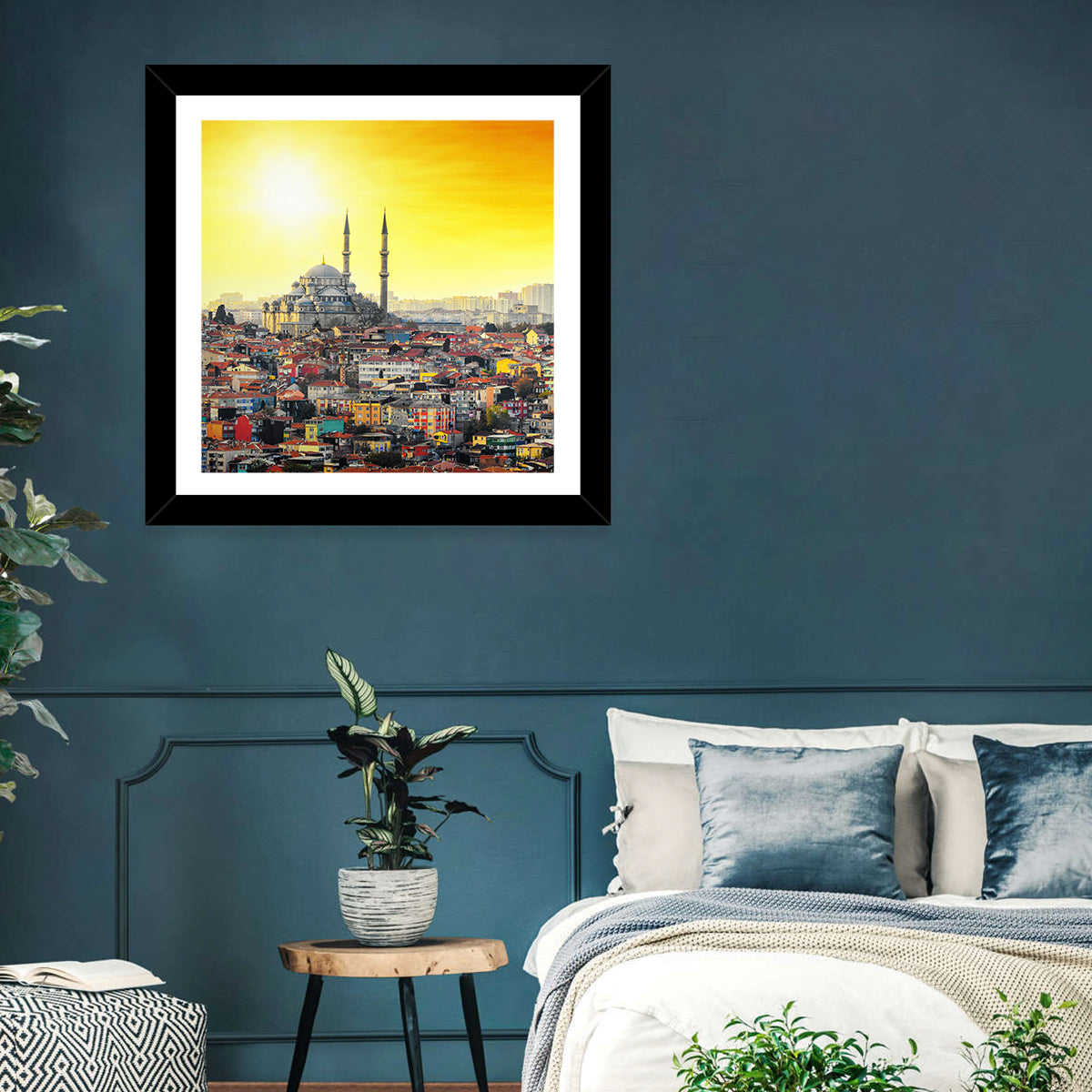 Fatih Mosque at Sunset Wall Art
