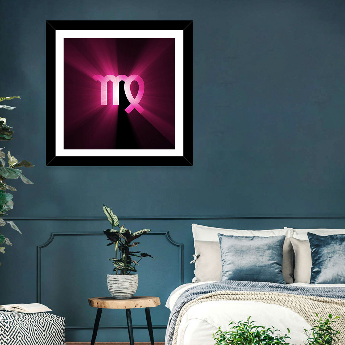Radiant Virgo Symbol Wall Art