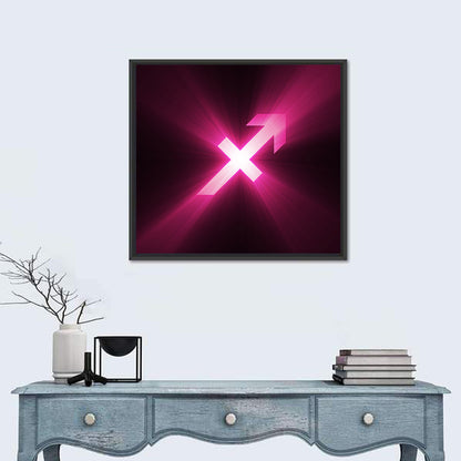 Cosmic Sagittarius Symbol Wall Art